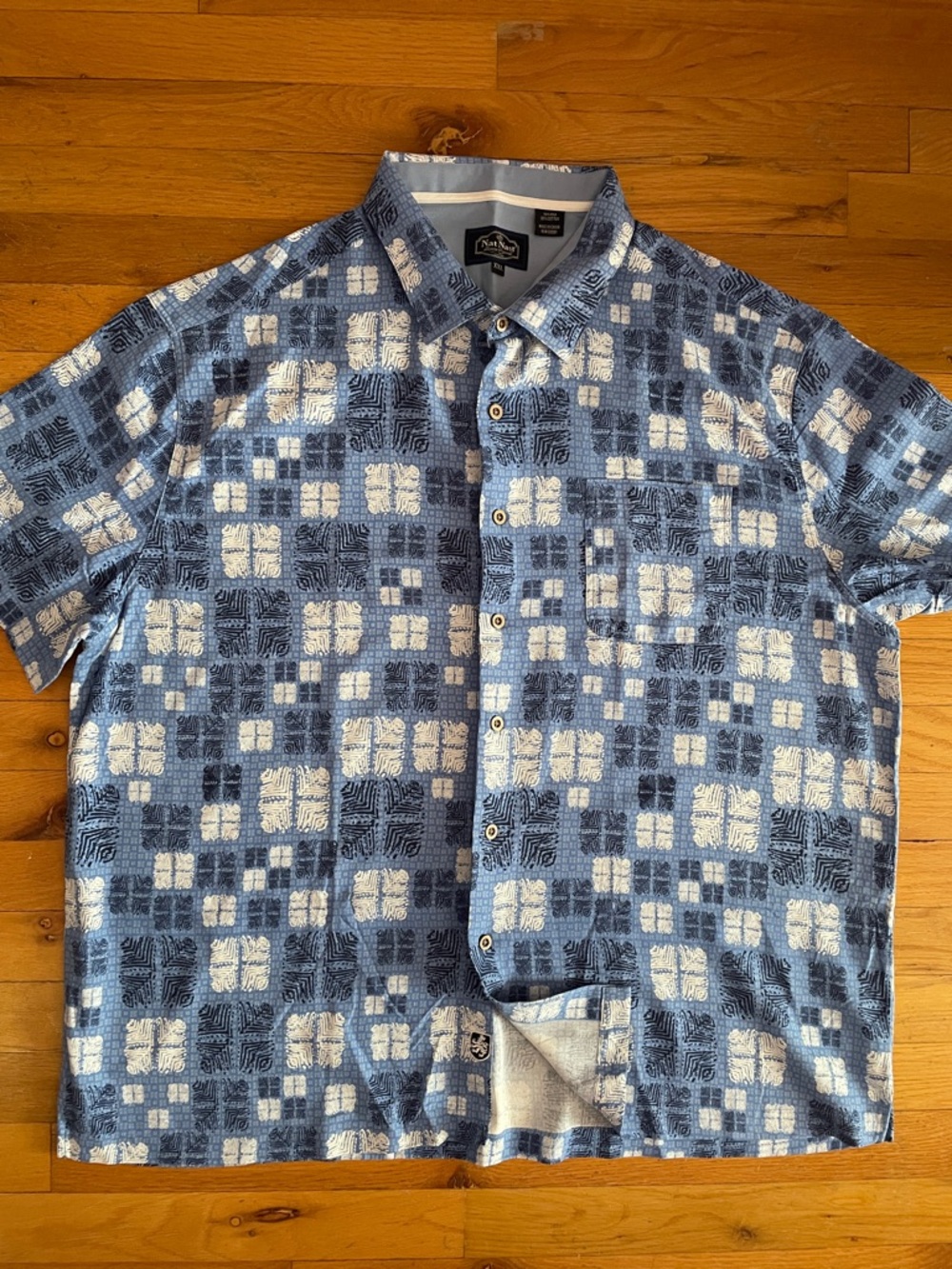 Vintage Nat Nast Silk Blend Hawaiian Shirt